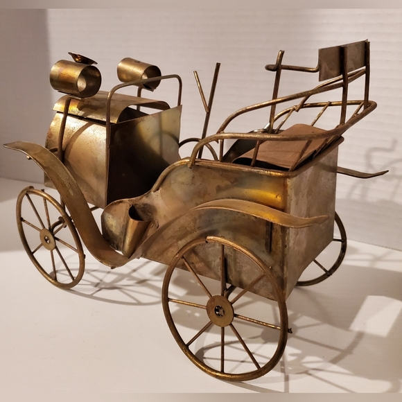 Vintage Copper Old Car Model Figure - Picture 4 of 10